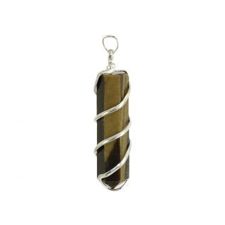 Colgante Espiral Ojo Tigre 4cm